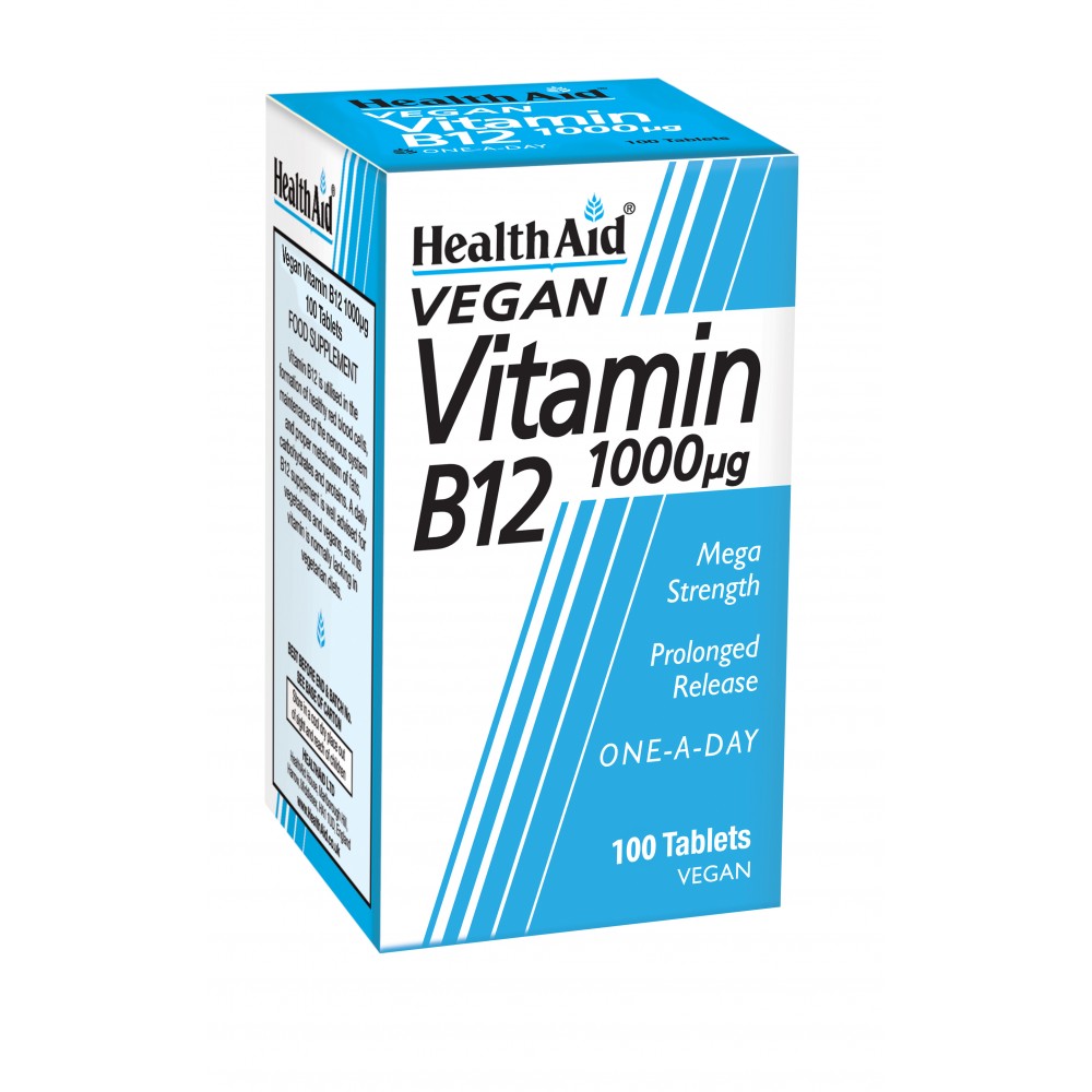 Health Aid B12 1000μg x100 ταμπλέτες