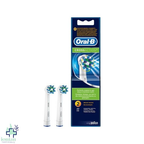 Oral-B Ανταλλακτικές Κεφαλές Cross Action 2τμχ