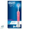 Oral-B Ηλεκτρική Οδοντόβουρτσα Vitality 100 3D White Ροζ
