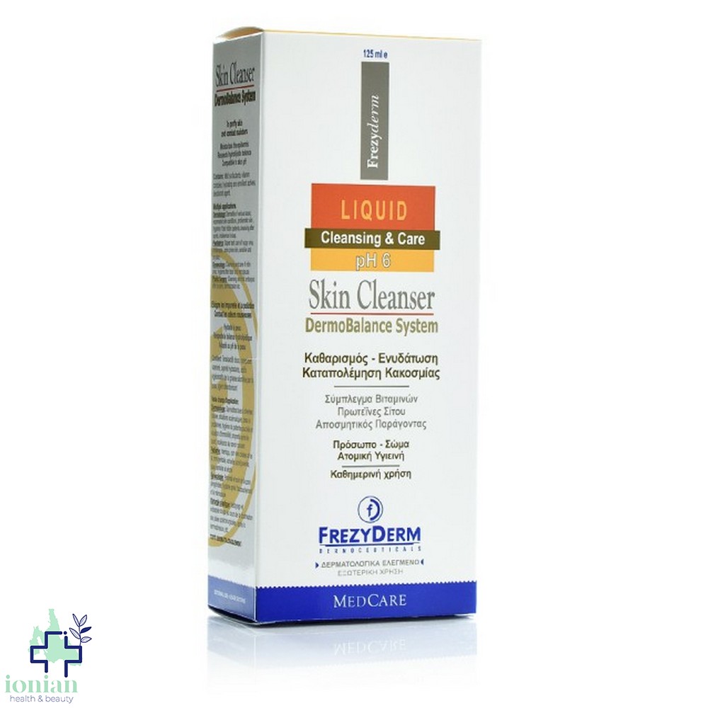 Frezyderm Skin Cleanser Καθαριστικό Αντισηπτικό Προσώπου Σώματος 125ml