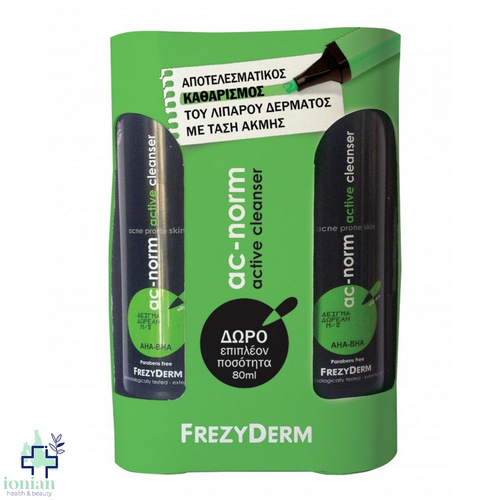 Frezyderm Promo Ac-Norm Active Cleanser Gel Καθαρισμού 200ml 