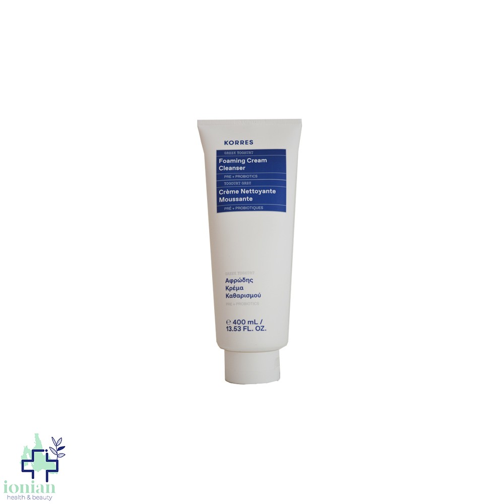Korres Αφρώδης Κρέμα Καθαρισμού Προσώπου Γιαούρτι 400ml