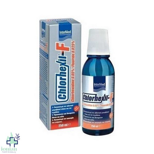 Intermed Chlorhexil-F Στοματικό Διάλυμα 250ml