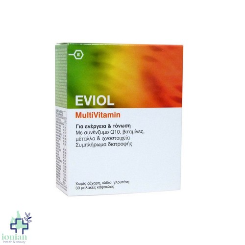 Eviol MultiVitamin Πολυβιταμίνη για Ενέργεια & Τόνωση, 30 caps