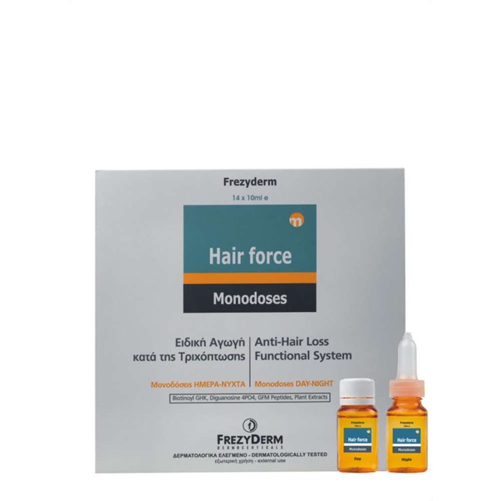 Frezyderm Hair Force Μονοδόσεις Day / Night 14 αμπούλες x10ml