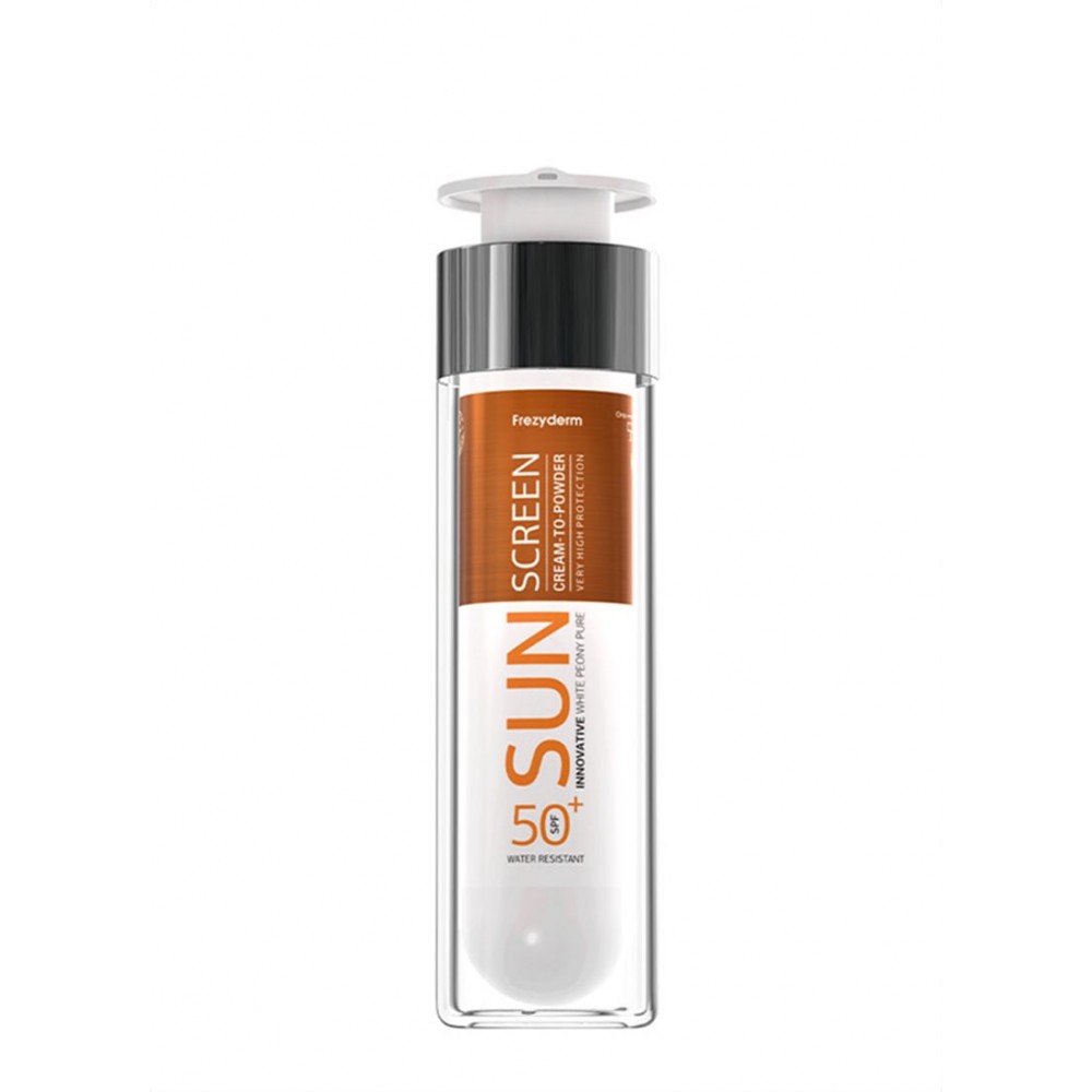 Frezyderm Sun Screen Cream-to-Powder Αντηλιακό Προσώπου SPF50+ 50ml