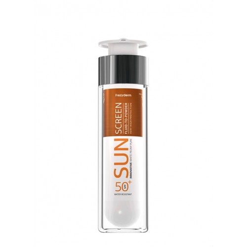 Frezyderm Sun Screen Fluid-to-Powder Αντηλιακό Προσώπου SPF50+ 50ml